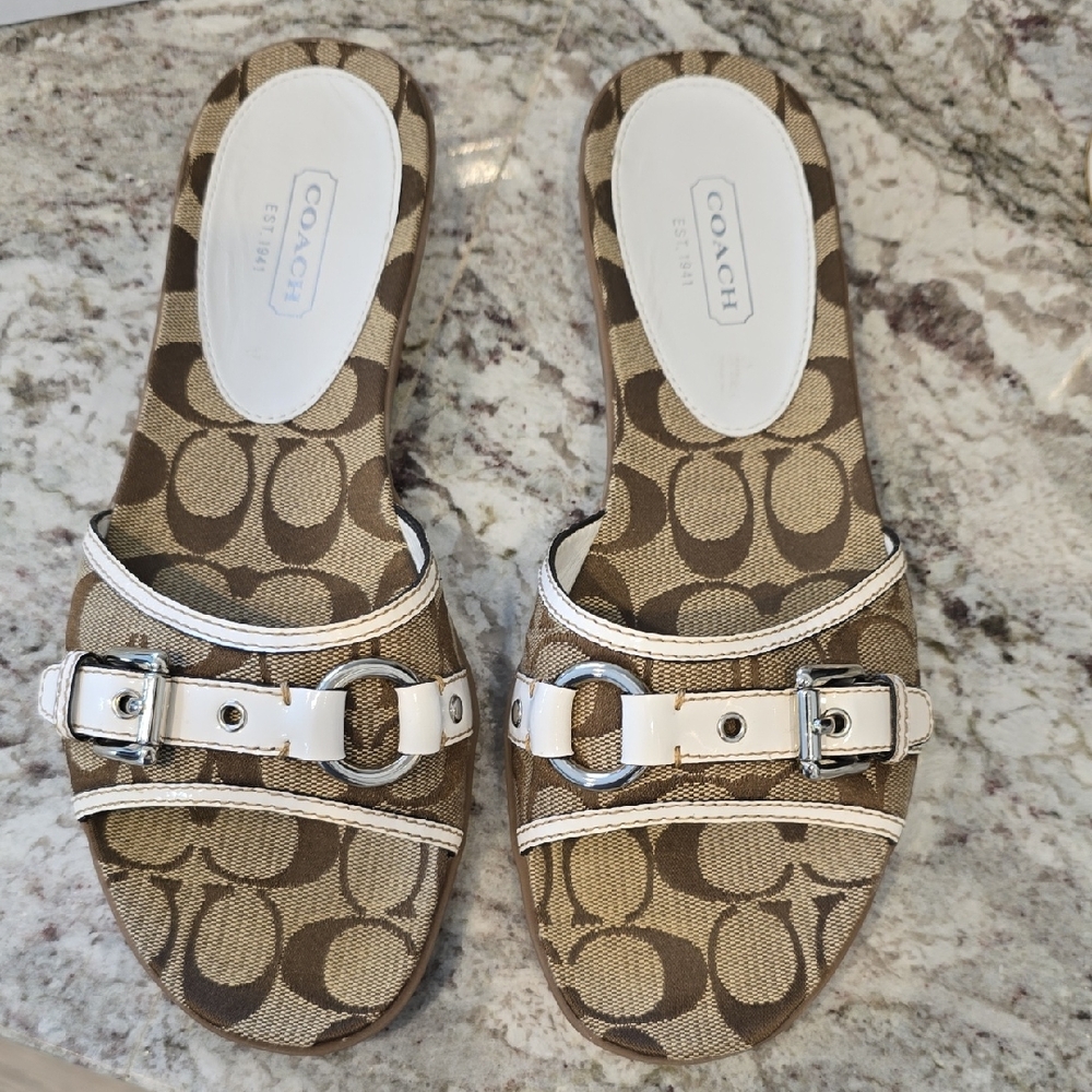 Coach VINTAGE SLIDES SIZE 9.5